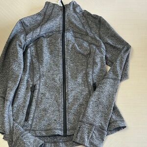 Gray Zip-Up Jacket